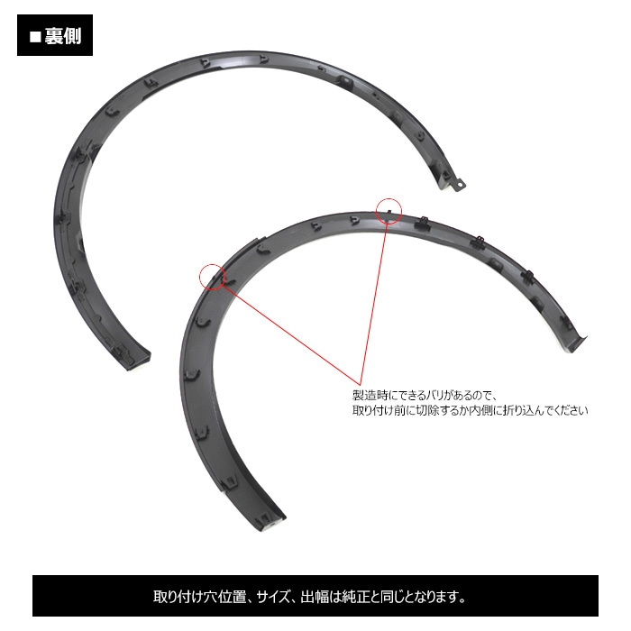トヨタ プリウス 60系 未塗装 純正タイプ オーバーフェンダー アーチ