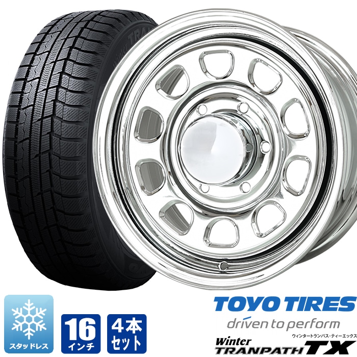 200系ハイエース スタッドレス タイヤ 4本セット デイトナ 16インチ