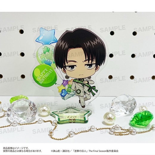 TVアニメ『進撃の巨人』バースデー缶バッジ＆アクリルスタンドセット