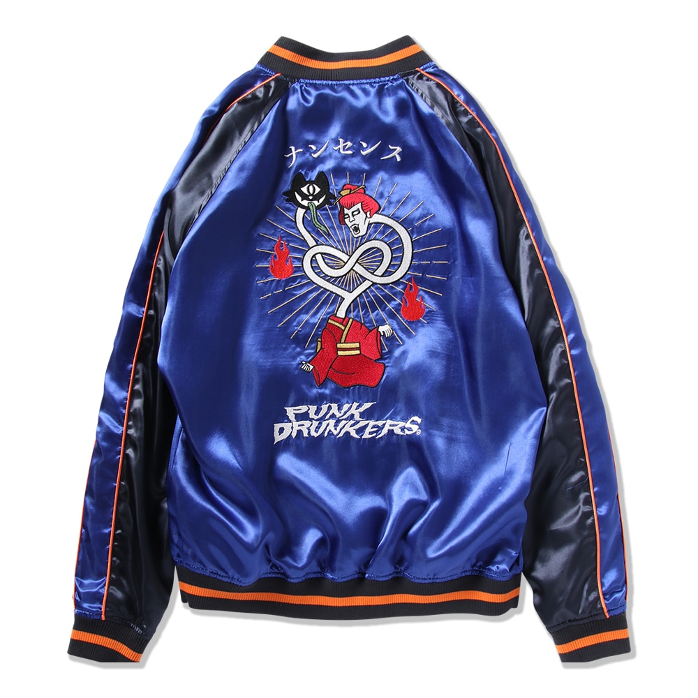 PDSxNONSENSE JP］妖怪スカジャン / BLUE | 全商品 | 鷹の爪Online Store