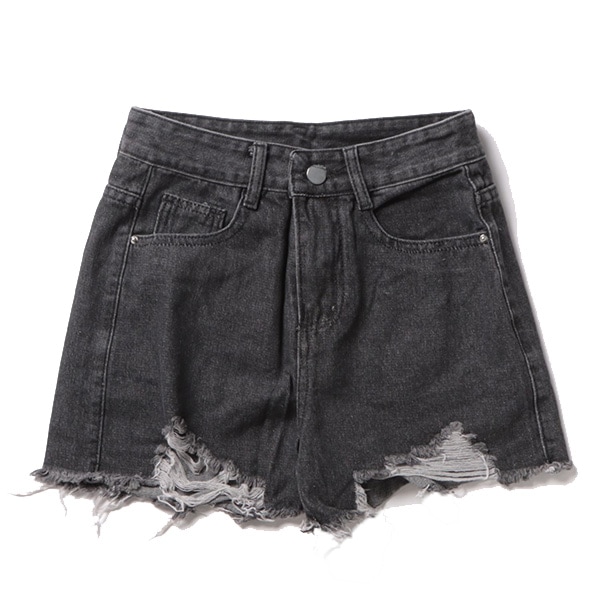 ダメージ加工デニムショートパンツ | レディース,パンツ,デニム