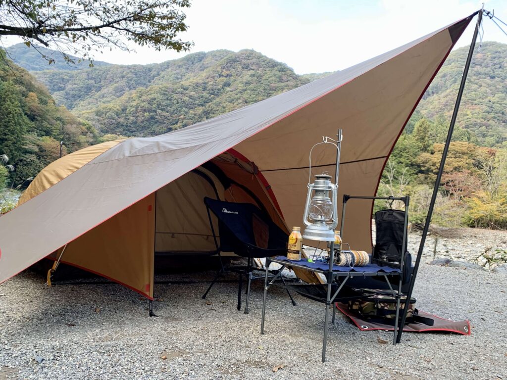 Snow Peak】ペンタシールド ソロキャンプに最適です | まるきゃんぷ