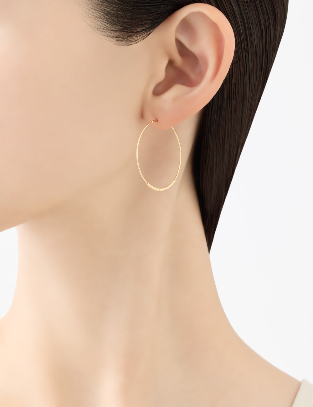 MARIHA(マリハ) Halo フープピアス L ダイヤモンドダスト K18YG