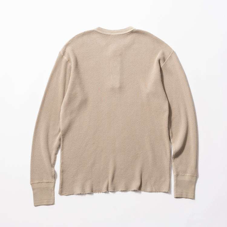 Healthknit | ヘルスニット サーマルキングワッフル 【ピグメント染め