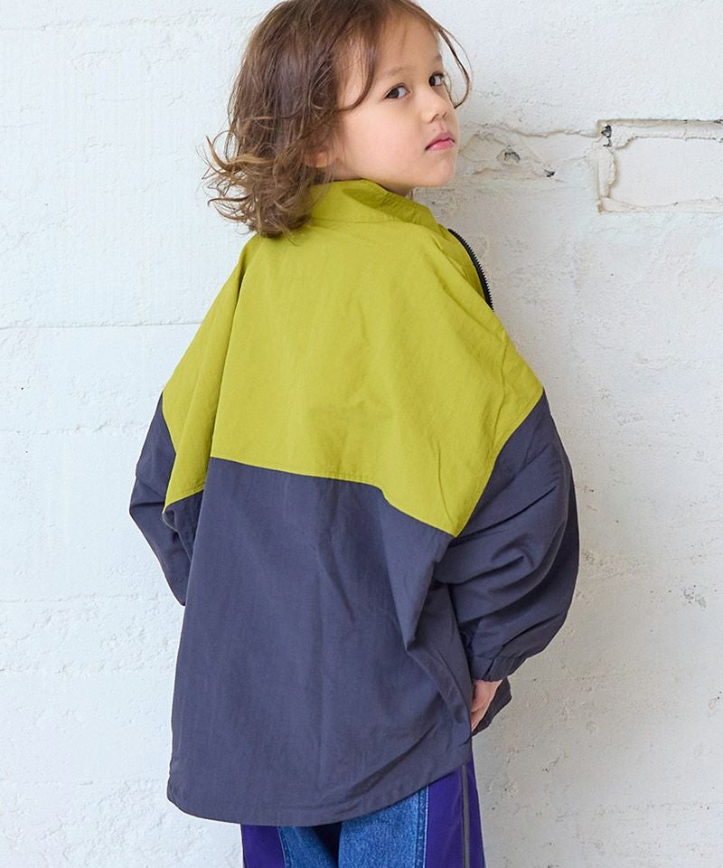 ナイロンビッグポケットバイカラージャケット ｜ アウター・ジャケット