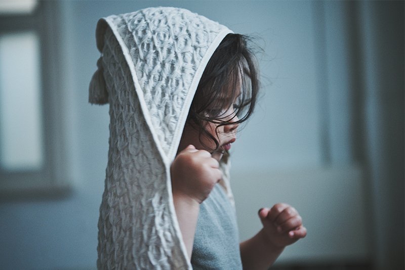 hooded towel 1 ivory | ギフト・スタイ・出産祝いのMARLMARL（マール