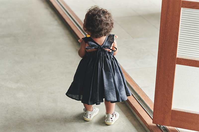 loisir sun dress 2 navy | ギフト・スタイ・出産祝いのMARLMARL