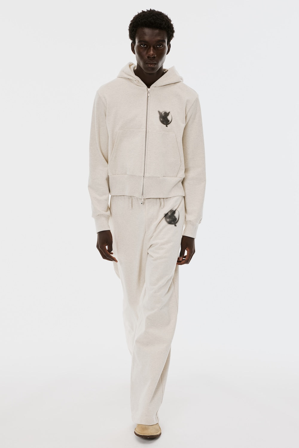 Mb Zip-Up Hoodie - Oatmeal - MASUBOYS– MASU Official Online Store