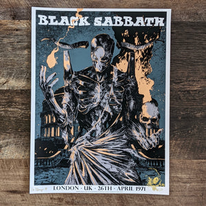 Black Sabbath AP VARIANT EDITION WITH DOODLES – Massiveface Art