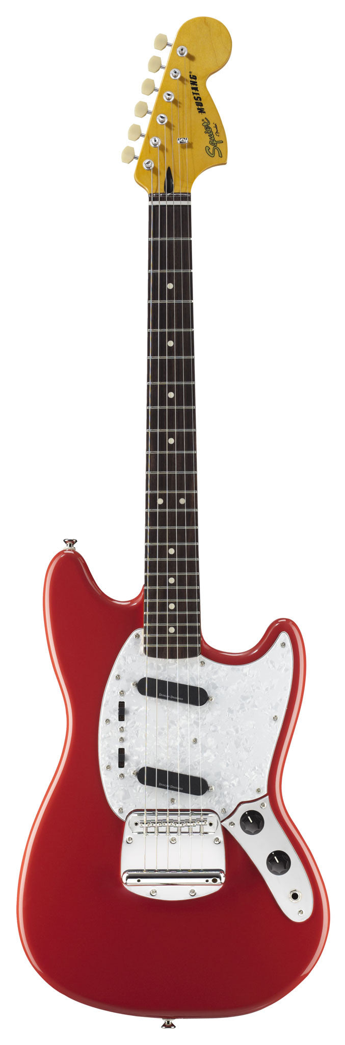 Squier Vintage Modified Mustang Fiesta Red Electric Guitar | Mass
