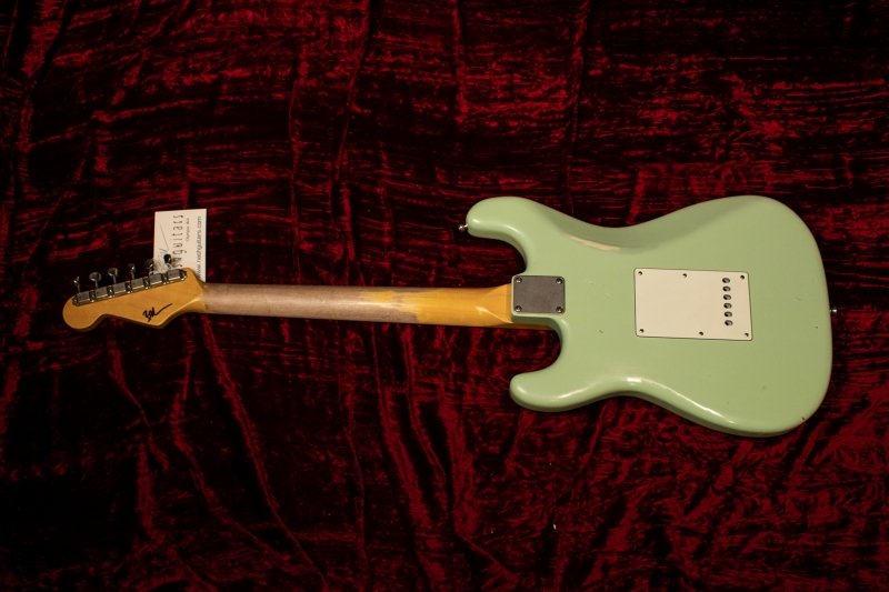 Nash S-63 Surf Green Stratocaster Electric Guitar - Light Aging