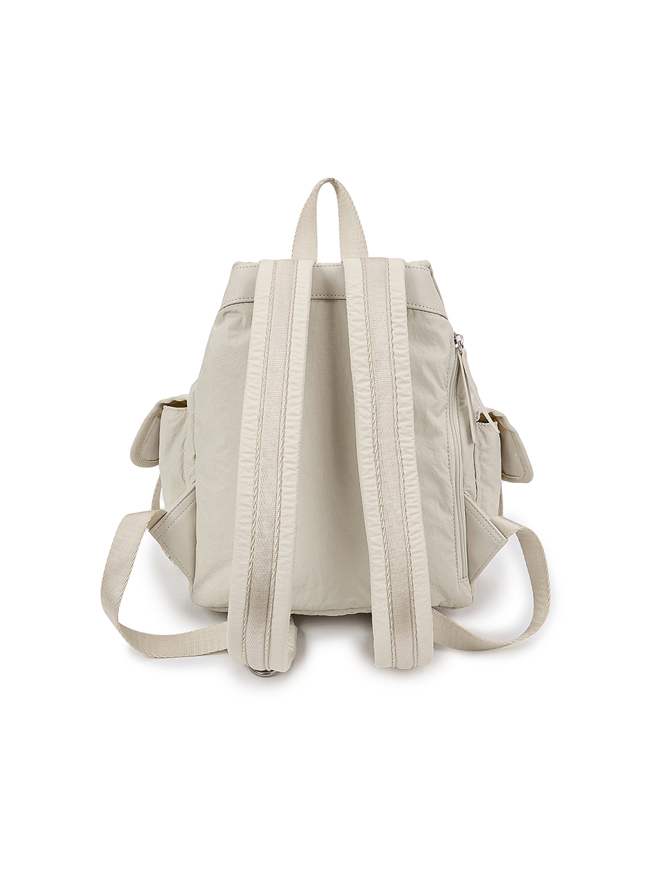 MUSINSA | MATIN KIM POCKET UTILITY SMALL BACK PACK IN LIGHT BEIGE