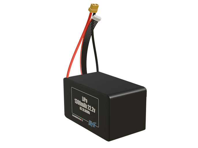 LiPo 1300mAh 6S 22.2v Battery Pack – MaxAmps Lithium Batteries
