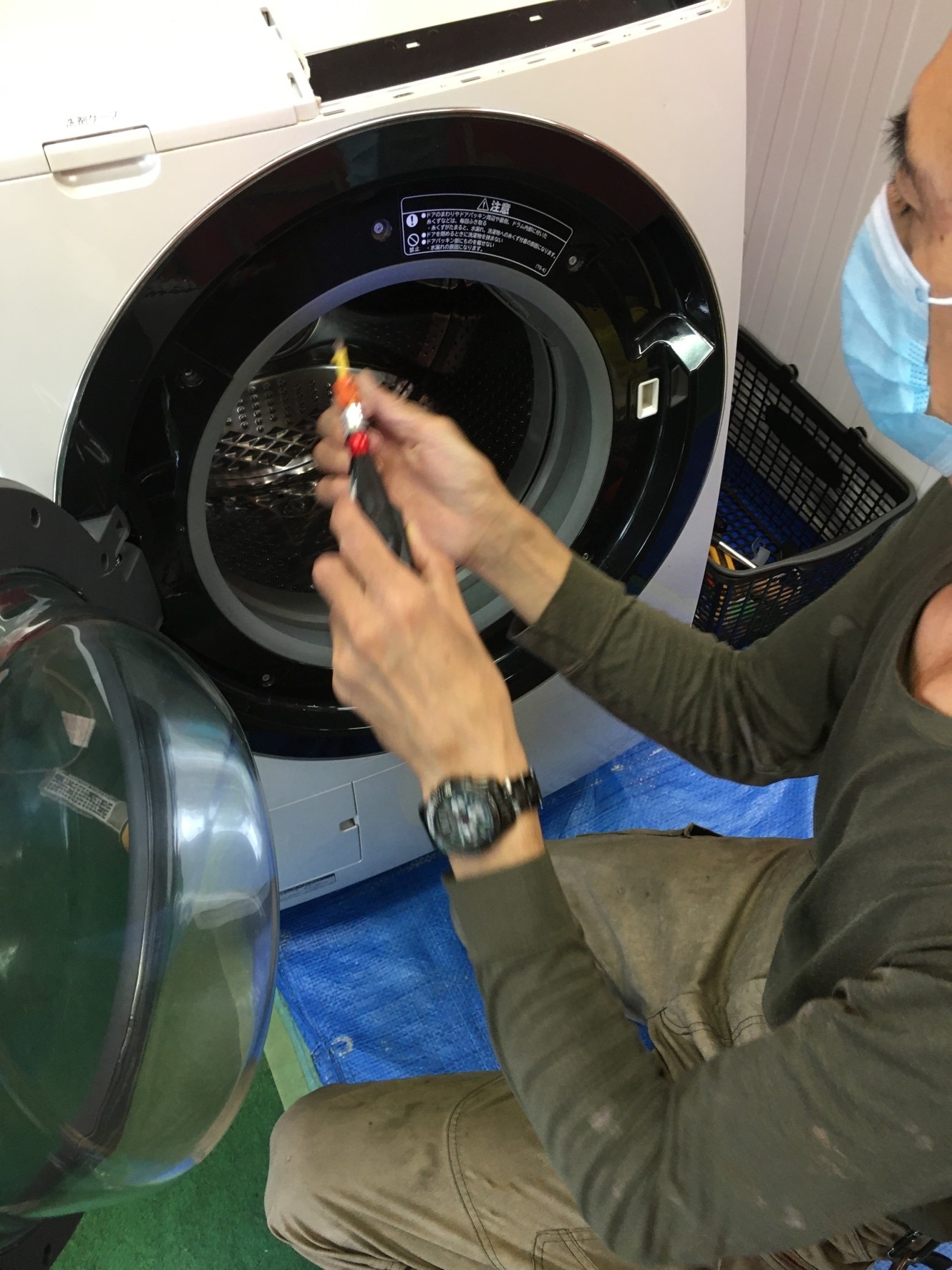 ドラム式洗濯機分解清掃サービス始めました｜鳥山修史