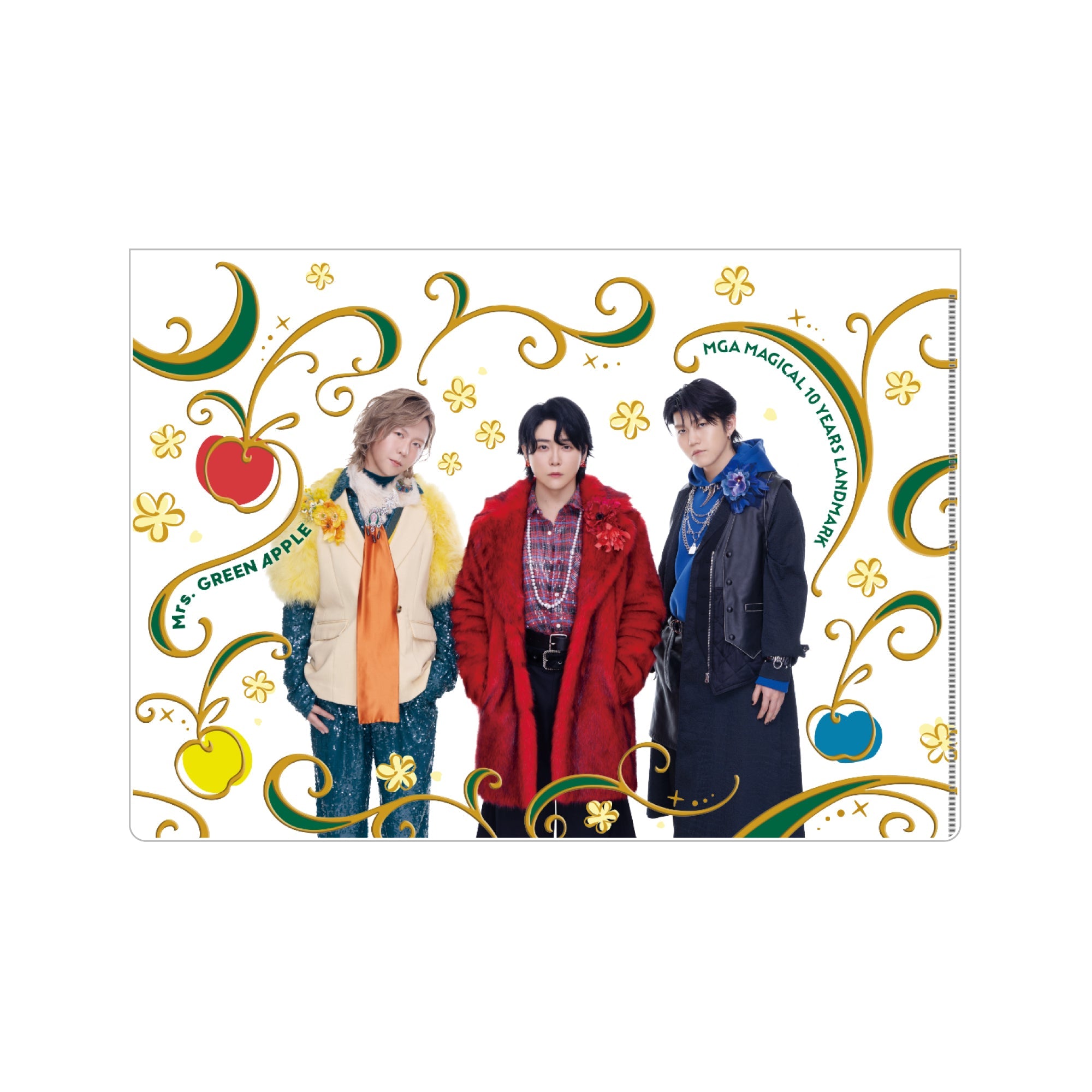MAGICAL 10 YEARS LANDMARK クリアファイル – Mrs. GREEN APPLE