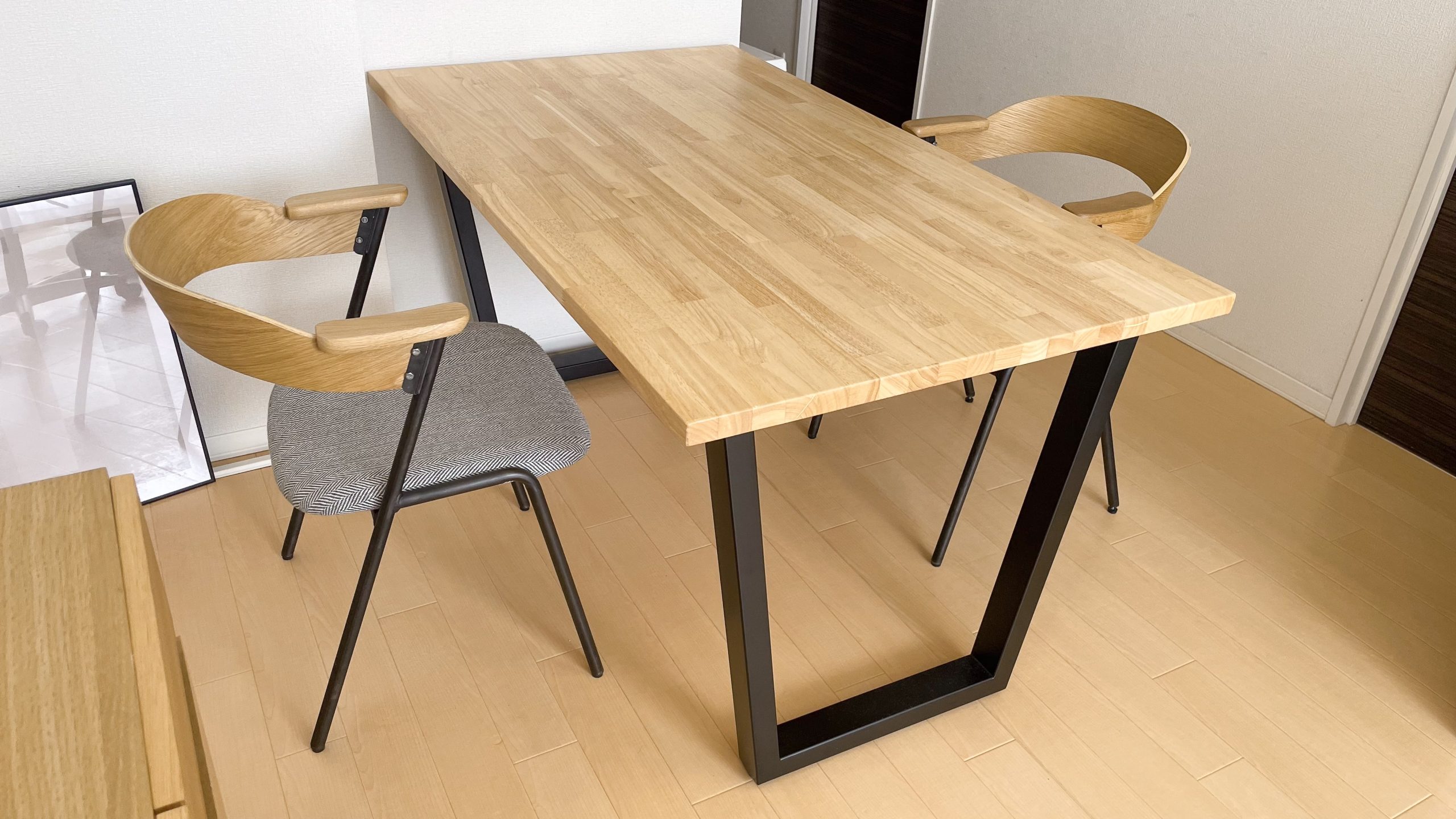 本音レビュー】KANADEMONOのダイニングテーブル｜子育て家庭で使って