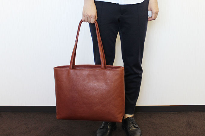 ハッシュタグの『レザートート（ブラウン）』使用感をレビュー