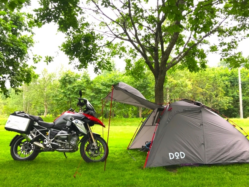 2週間使い倒しレビュー！DODのライダーズバイクインテント IN 北海道