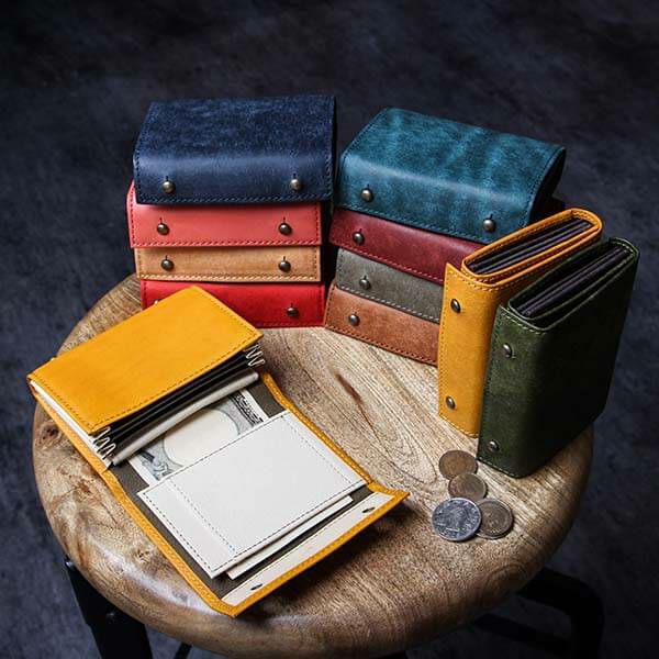 エムピウの二つ折り財布 millefoglie P25 ミッレフォッリエ2 P25 m+