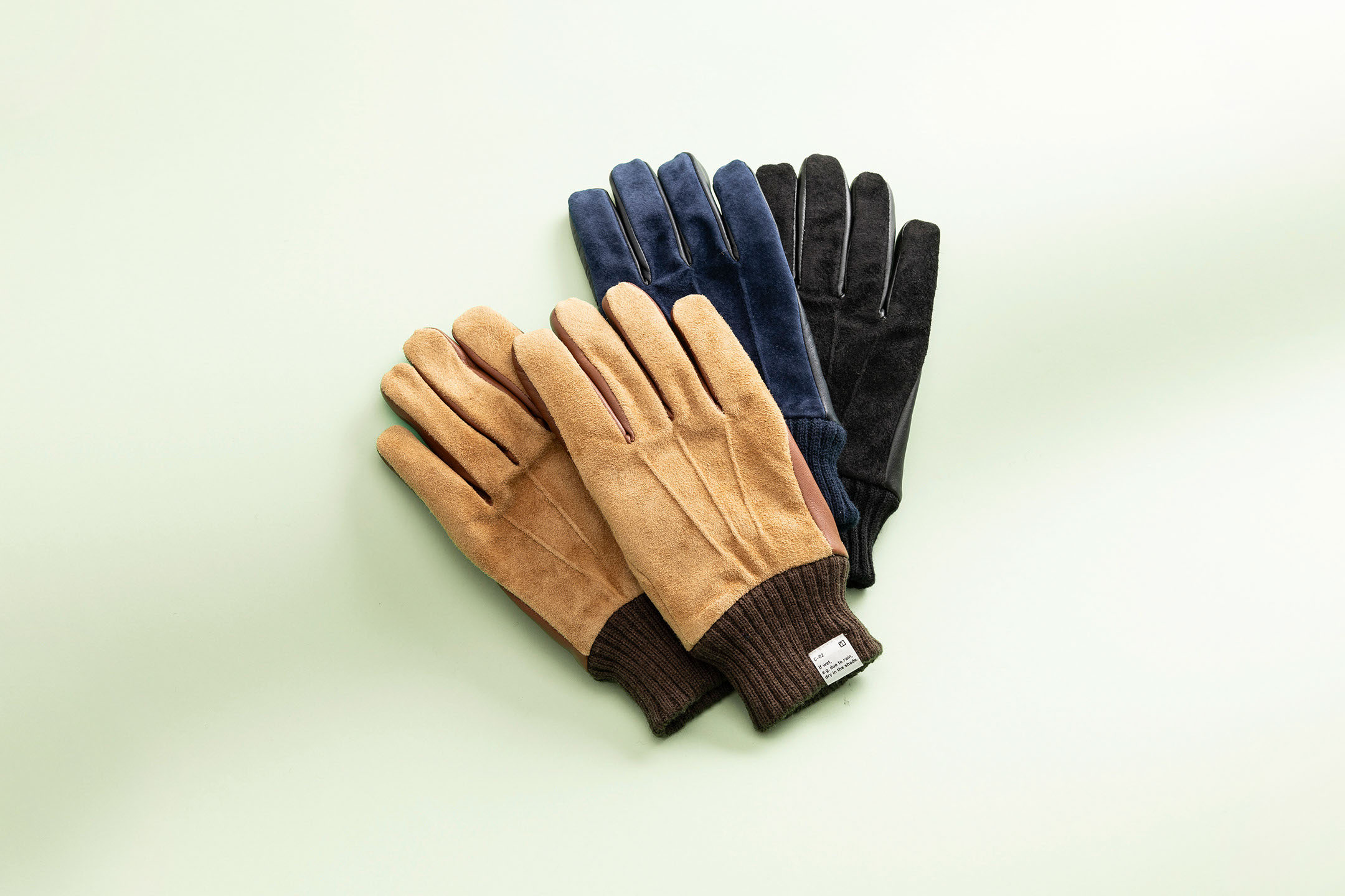 ピッグスエード×シープ手袋 “Cuffs-Touch Panel”【MEN】 | 大人の
