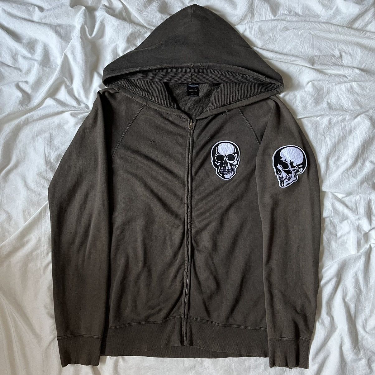Number (N)ine 04ss Number nine skull zip hoodie archive size 2