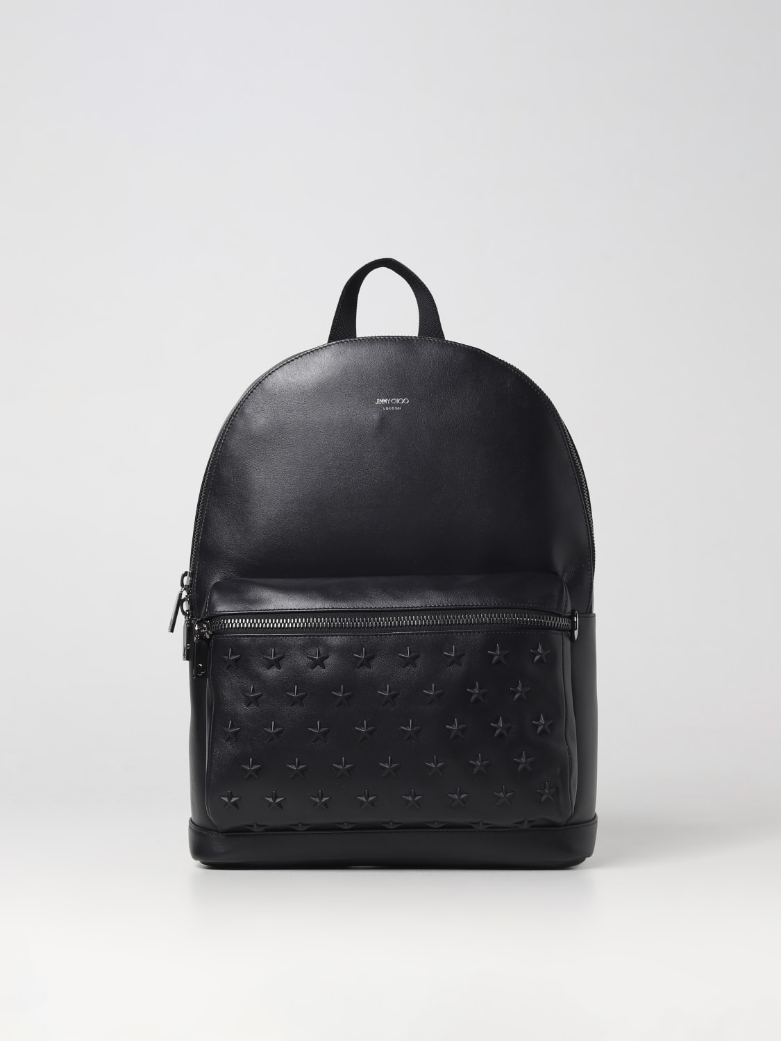 Jimmy Choo Wilmer backpack in leather with applications - Black