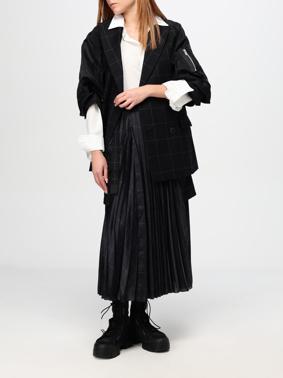 Sacai アウトレット: スカート レディース - ブラック | 2407573