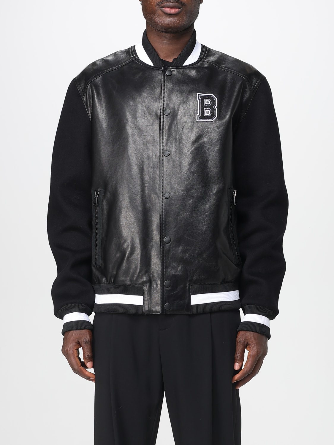 Balmain Jacket men - Black | FH1TF995MH22 | GIGLIO.COM