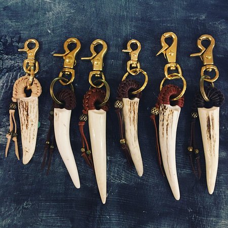 蝦夷鹿角キーホルダー - Picture of Buck and Craft, Sapporo