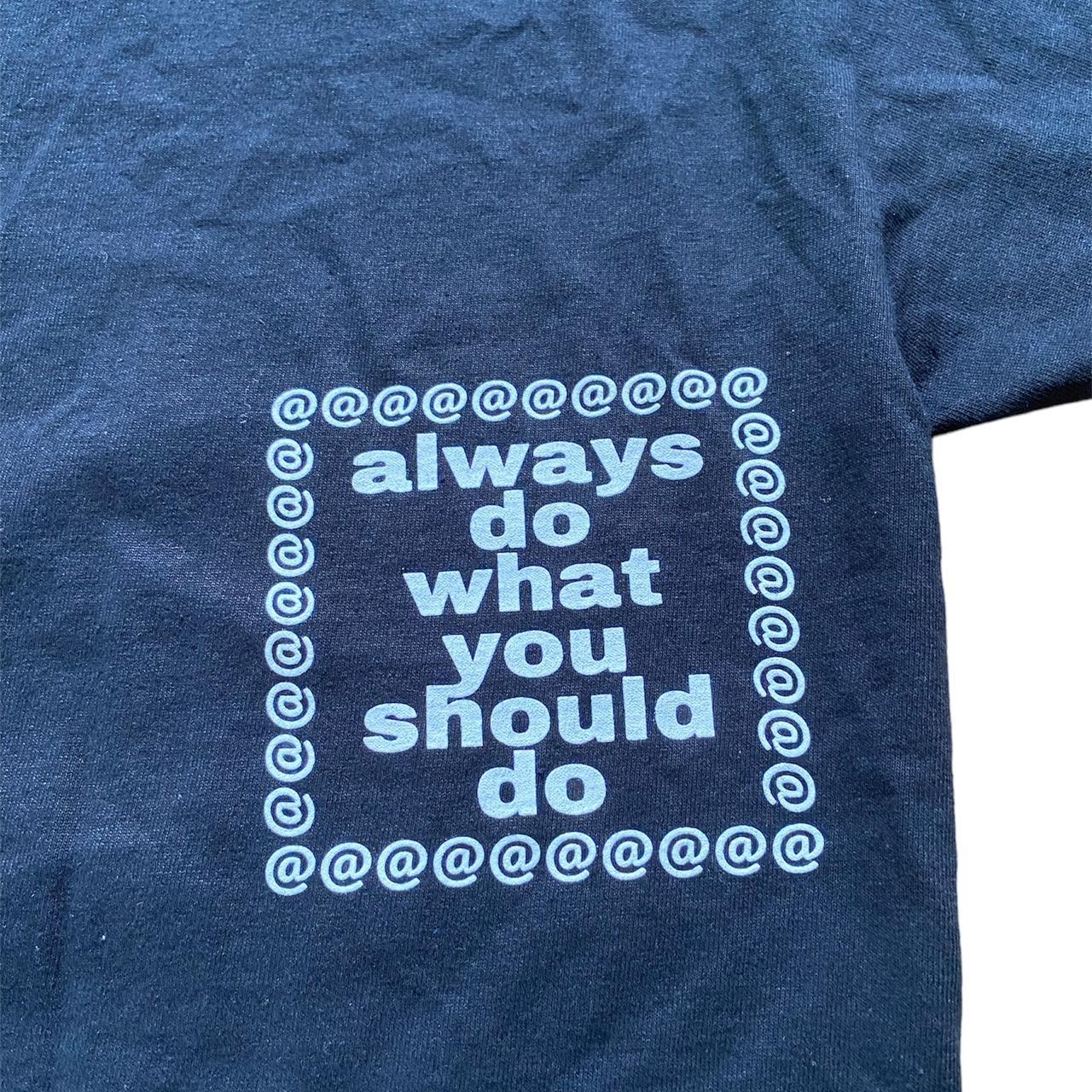Noah x Always Do What You Should Do (ADWYSD) Black | Depop