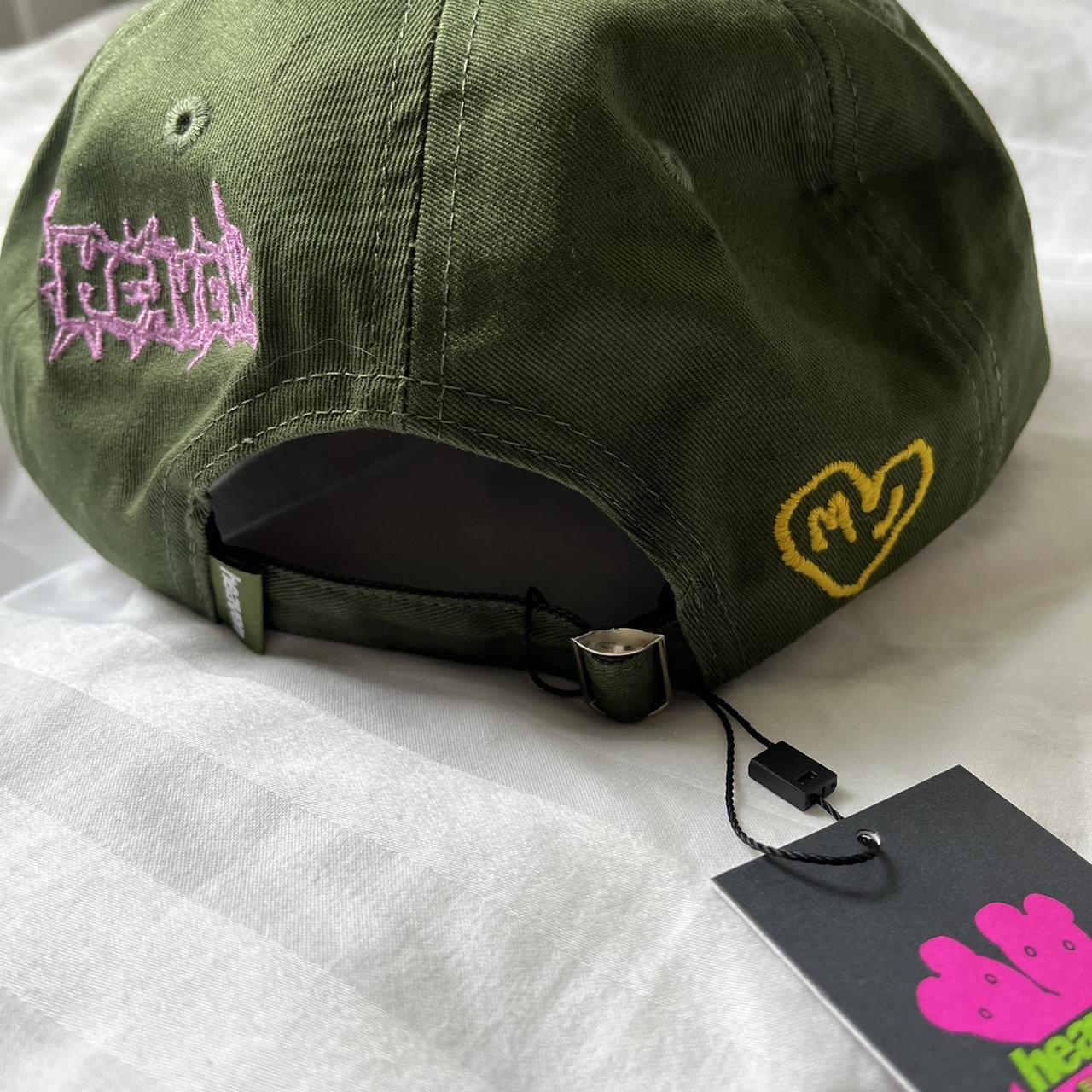 Heaven by marc Jacobs green scribbly friend hat | Depop