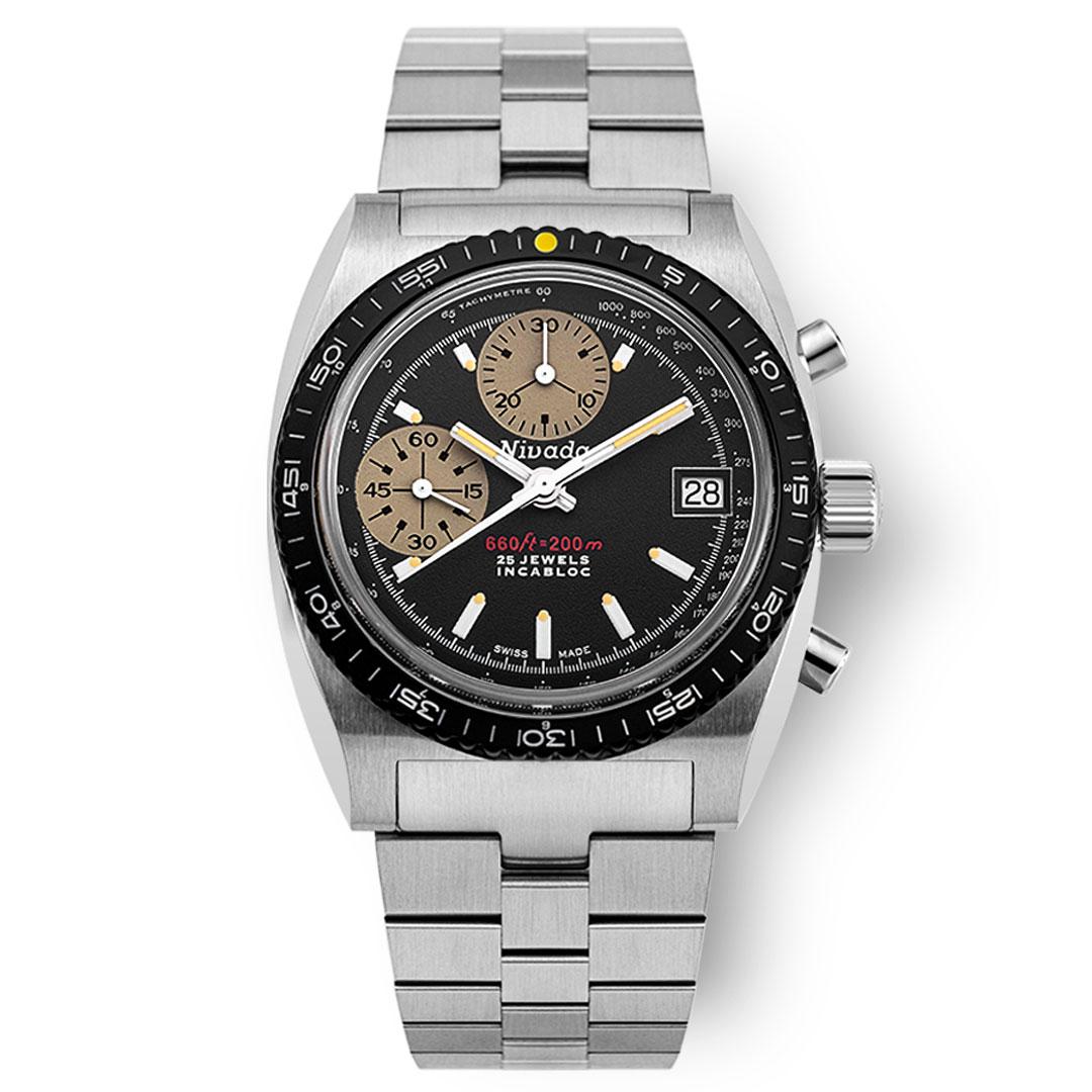 Nivada Grenchen Chronosport 38 mm ref. 77001A - Your Watch Hub