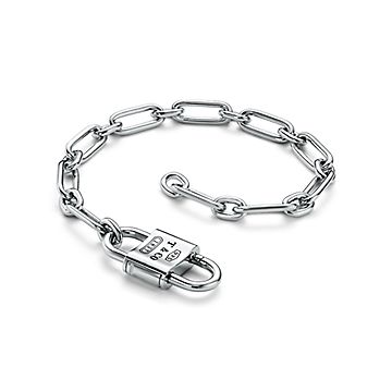 ティファニー 1837™ ダブル ロック ブレスレット スターリングシルバー