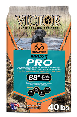 Victor Realtree MAX-5 PRO Adult Beef Recipe Dry Dog Food, 40 lb