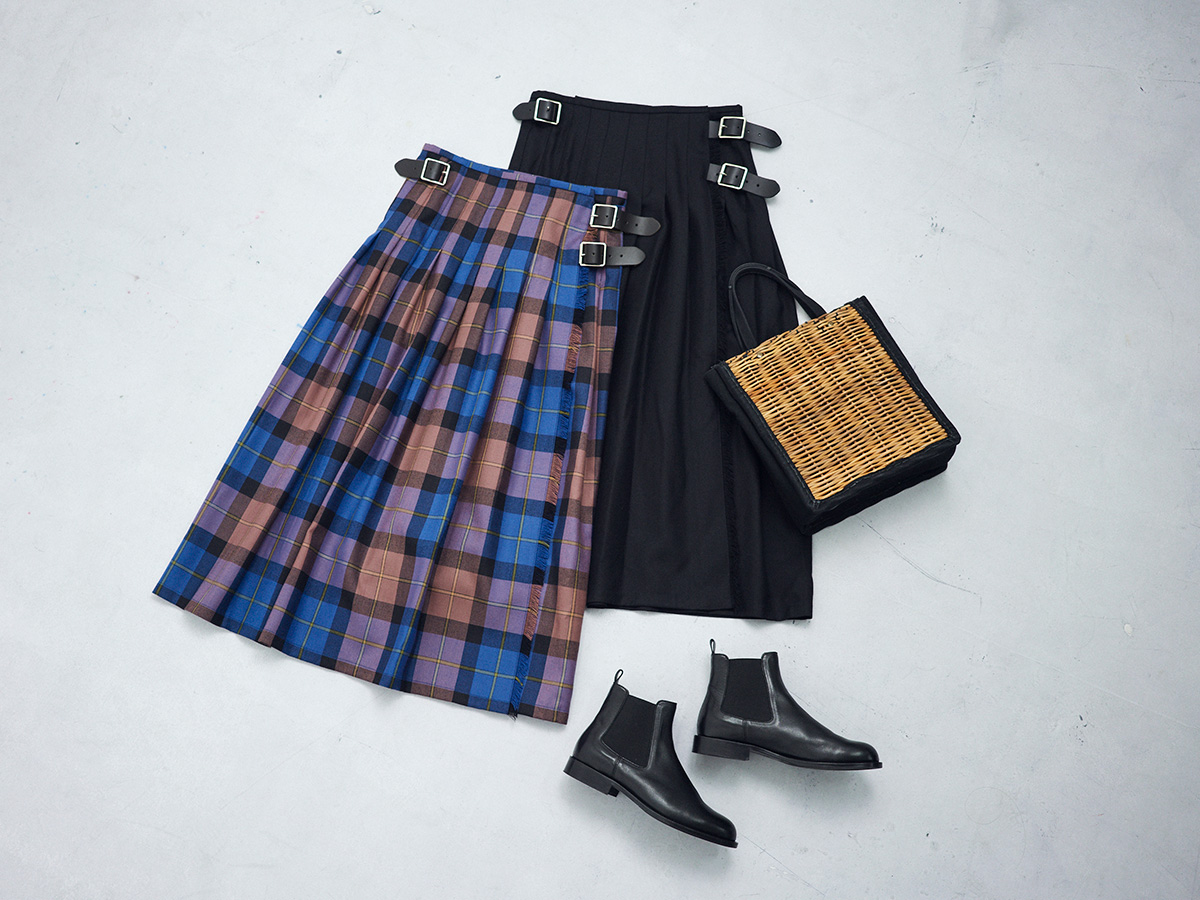 チェックスカートの定番「オニール オブ ダブリン」が 大人カラーでか