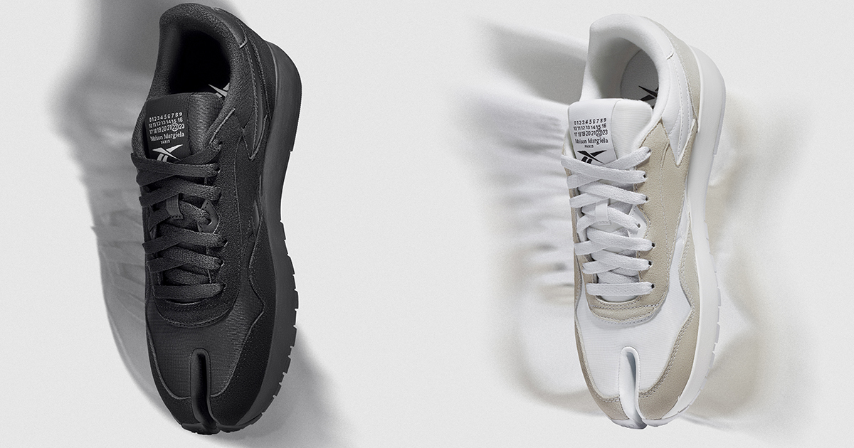 メゾン マルジェラ」×「リーボック」が最後のコラボシューズを12月9日