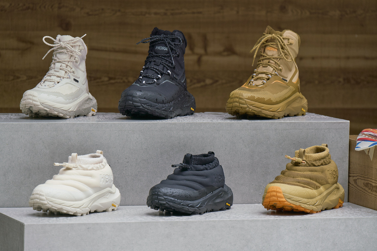 ホカ」が寒冷地仕様の新作シューズ発売 「絶景の山頂も街中のカフェも
