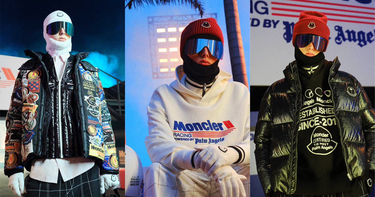 モンクレール」と「パーム エンジェルス」のコラボコレクションが発売