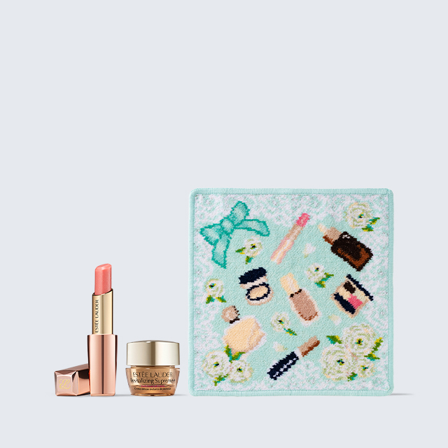 エスティ ローダー」と「フェイラー」がコラボ 限定ハンカチ付き特別