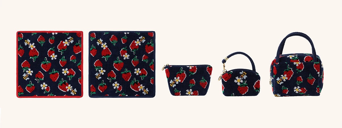 フェイラー」と「ミュベール」がコラボ “イチゴ“と”ハチ“をデザイン