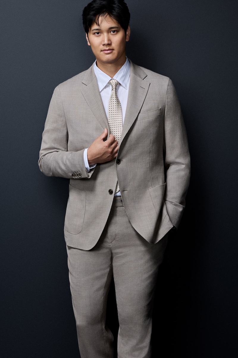 大谷翔平選手が「ボス」2025年秋冬メンズコレクションのビジュアルに