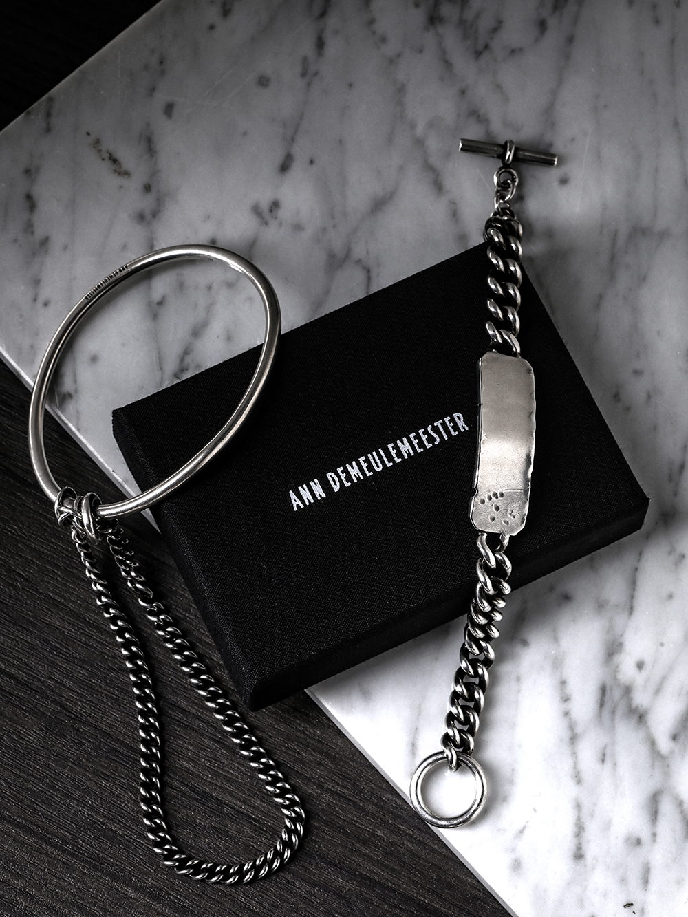 ANN DEMEULEMEESTER ビーズフリンジ シルク製 ネックレス Ann