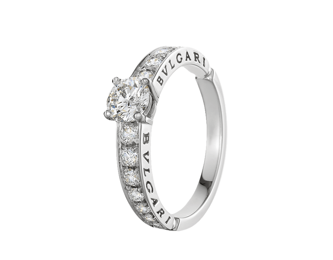 プラチナ デディカータ・ア・ヴェネチア リング に 0.85 カラット