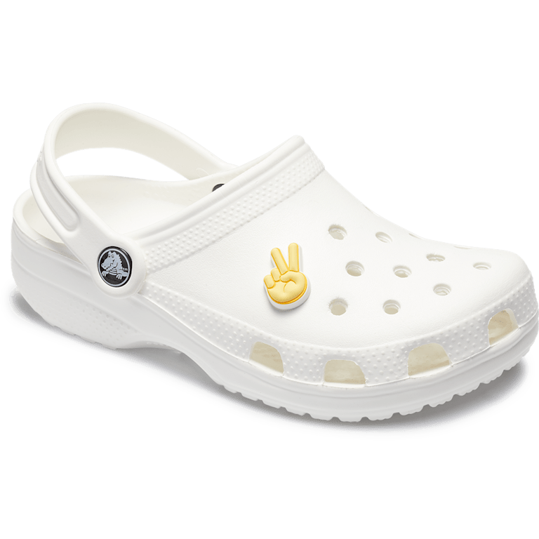 Peace Hand Sign Jibbitz Shoe Charm - Crocs