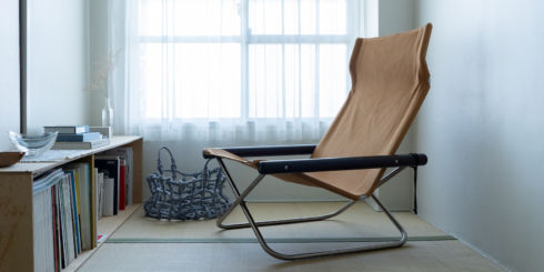 ニーチェアエックス ロッキング・ダークブラウン × グレー | D&DEPARTMENT