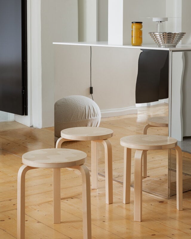Artek Aalto stool 60, Artek + Marimekko, Lokki | Finnish Design Shop