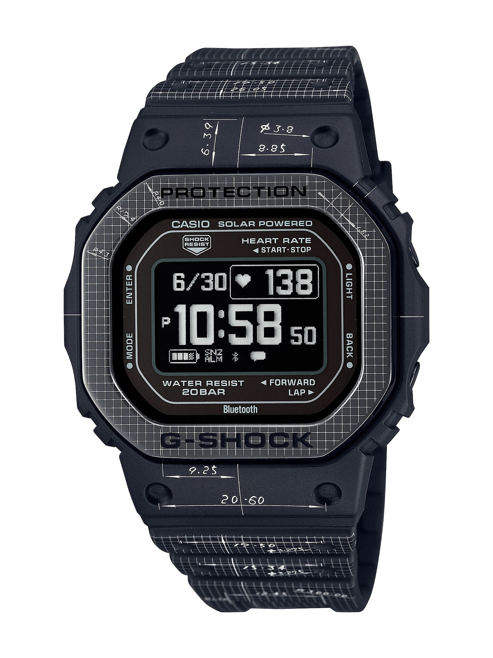 G-SHOCKのスポーツライン「G-SQUAD」から、日常生活で活躍する「DW