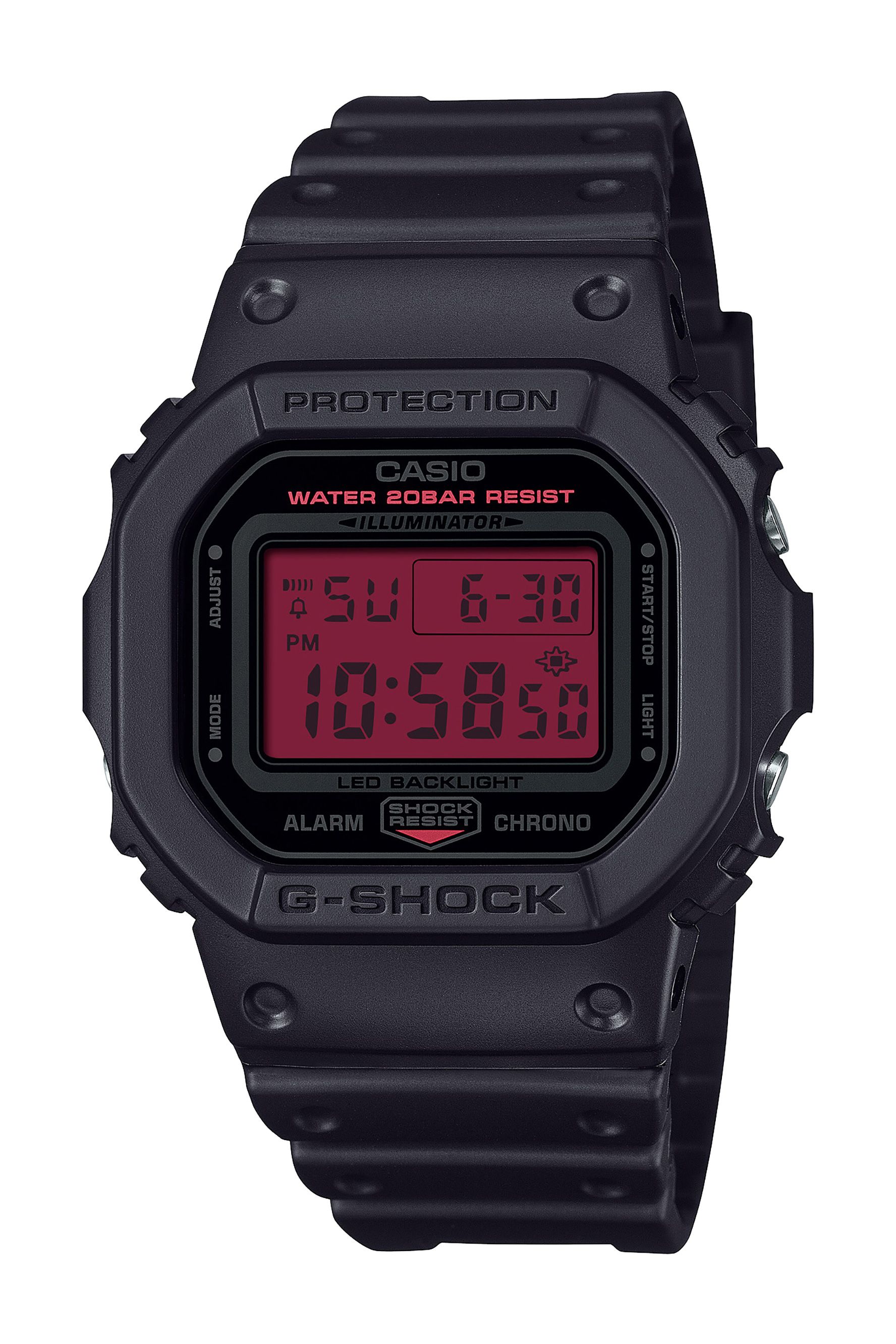 G-SHOCK、“赤い液晶”がクールな新作5モデルを発売！──GQ新着ウォッチ