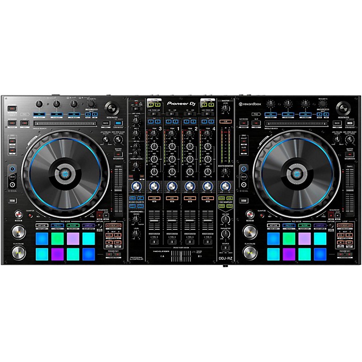 Open Box Pioneer DJ DDJ-RZ 4-Channel Rekordbox DJ Controller with