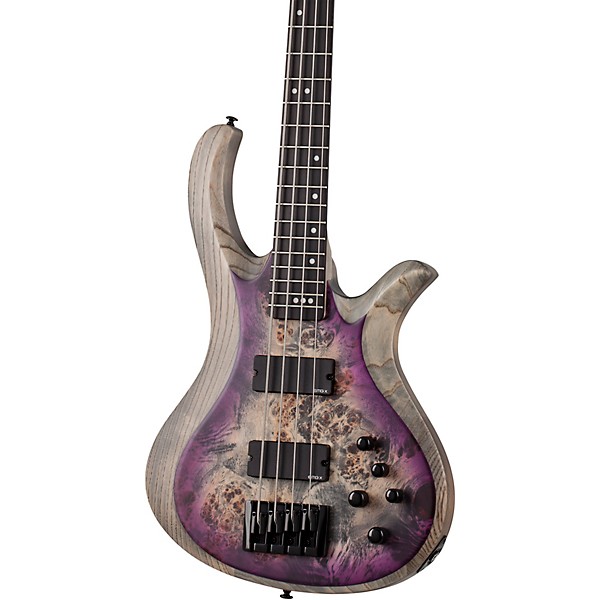 Schecter Guitar Research Riot-4 Bass Aurora Burst | Guitar Center